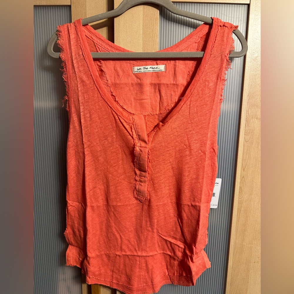 Free People Vacay Linen Blend Tank Top - Picture 6 of 10